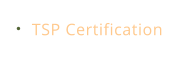 TSP Certification